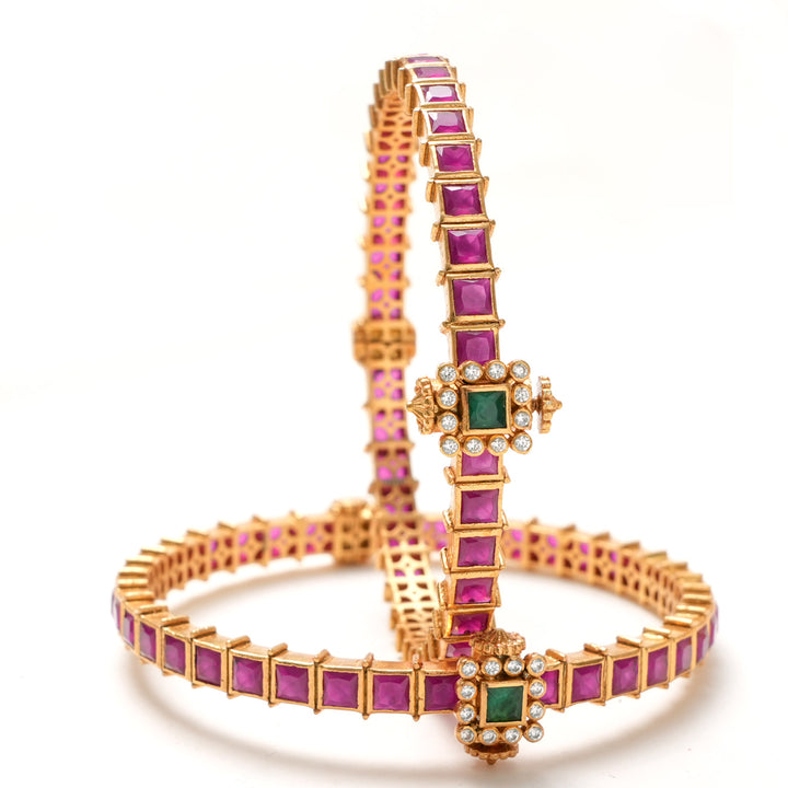 Stunning Stone Pair Bangle