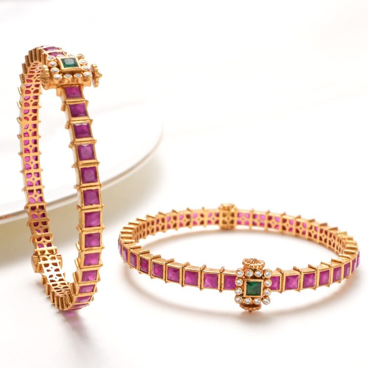 Stunning Stone Pair Bangle