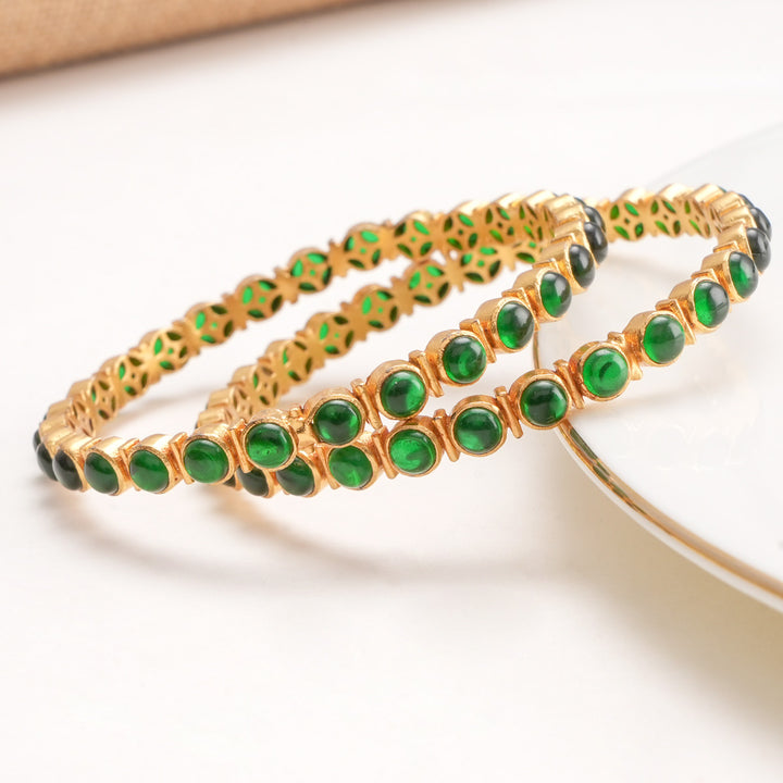 Shinning Charm Stone Pair Bangle