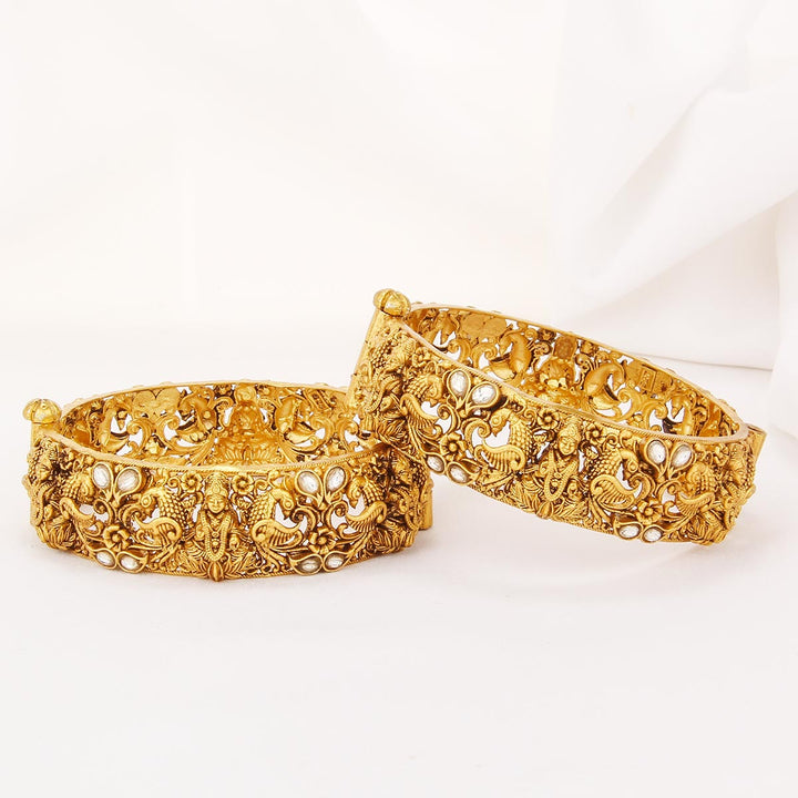 Goddess Lakshmi Nagas Pair Bangle