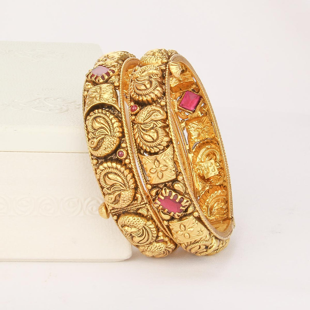 Heritage Nagas Pair Bangles