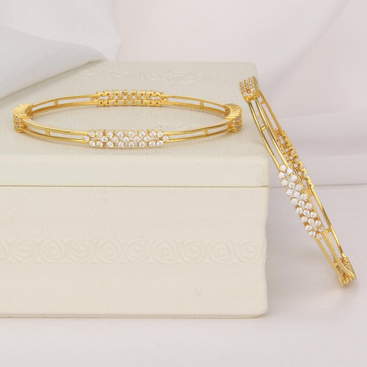 Berlin  Diamond Design Pair Bangle