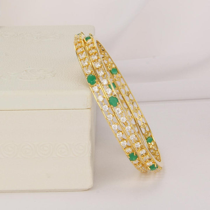 Madhavi Stone Pair Bangle