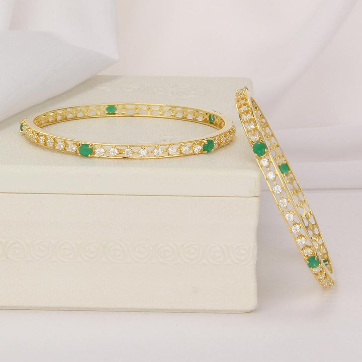 Madhavi Stone Pair Bangle