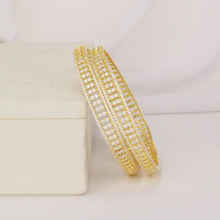 Rehma  Diamond Design Pair Bangle