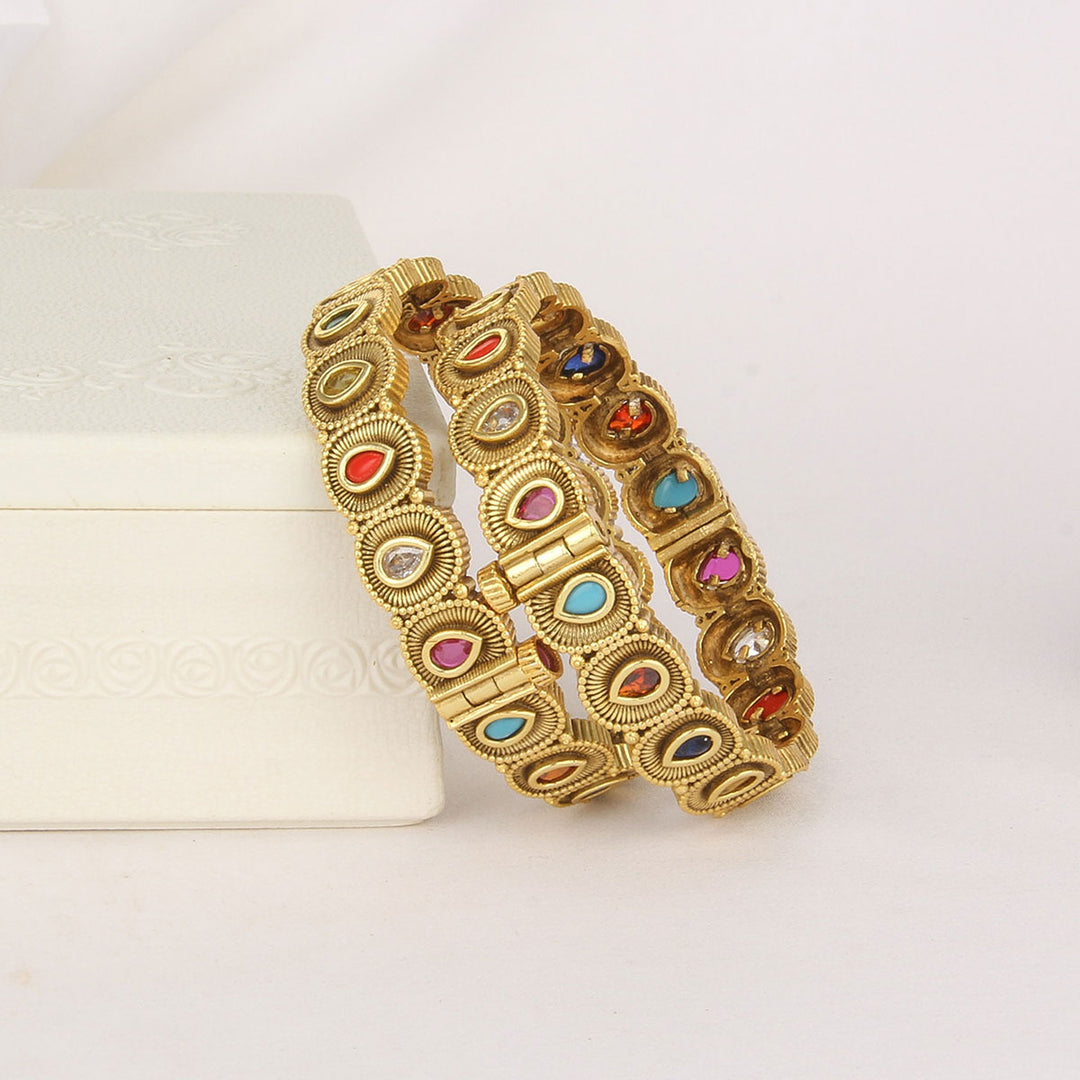 Multi Charm Nagas Pair Bangles