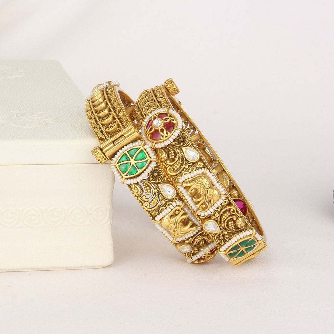 Admirable Nagas Pair Bangles