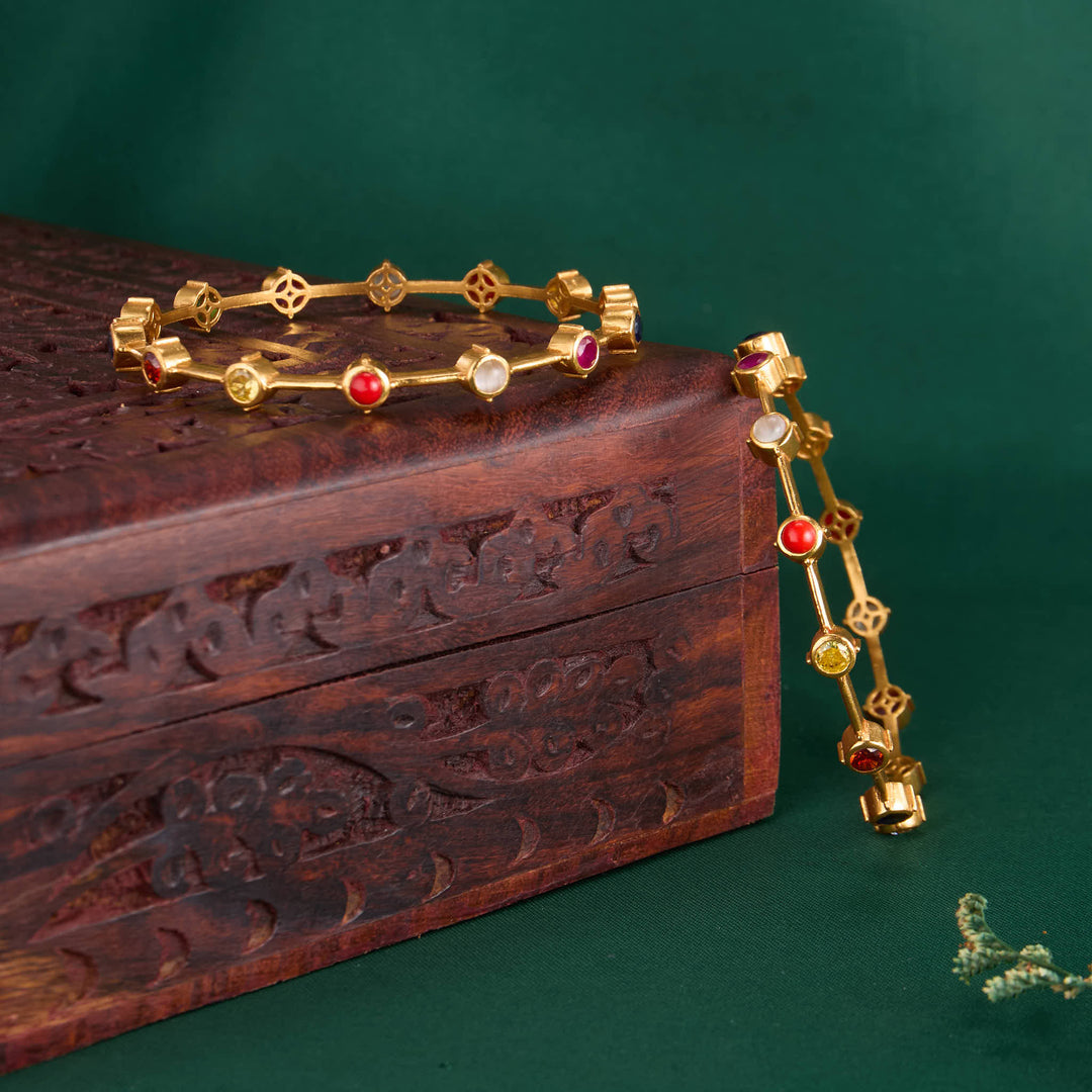 Dinthiya Stone Pair Bangle