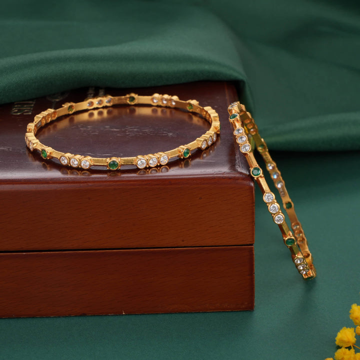 Glitz Stone Pair Bangles