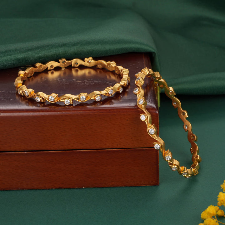 Elegance Stone Pair Bangles