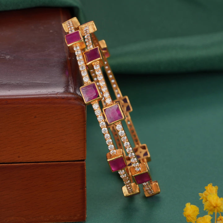 Attractive Stone Pair Bangles