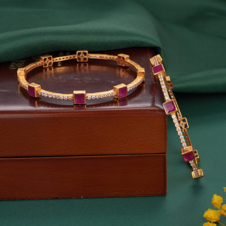 Attractive Stone Pair Bangles