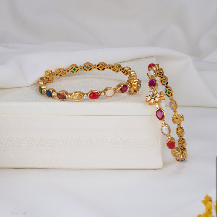 Anitha Stone Pair Bangles