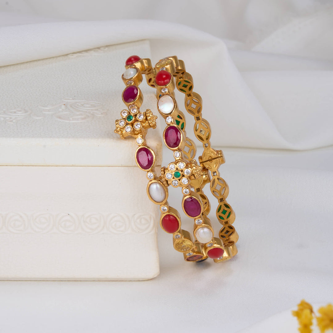 Anitha Stone Pair Bangles
