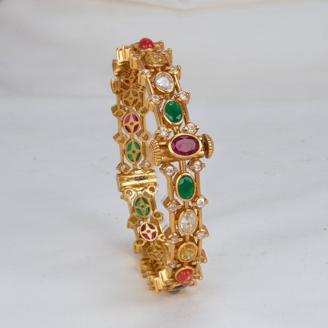 Alisha Stone Pair Bangles