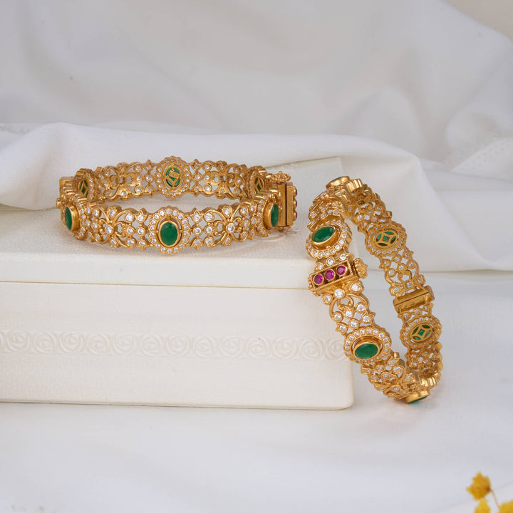 Srisha Stone Pair Bangles