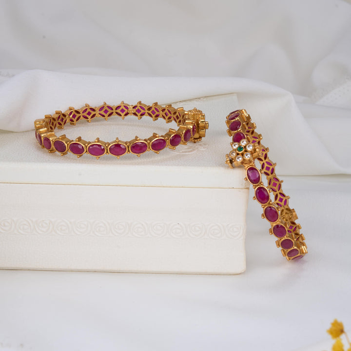 Shivya Stone Pair Bangles