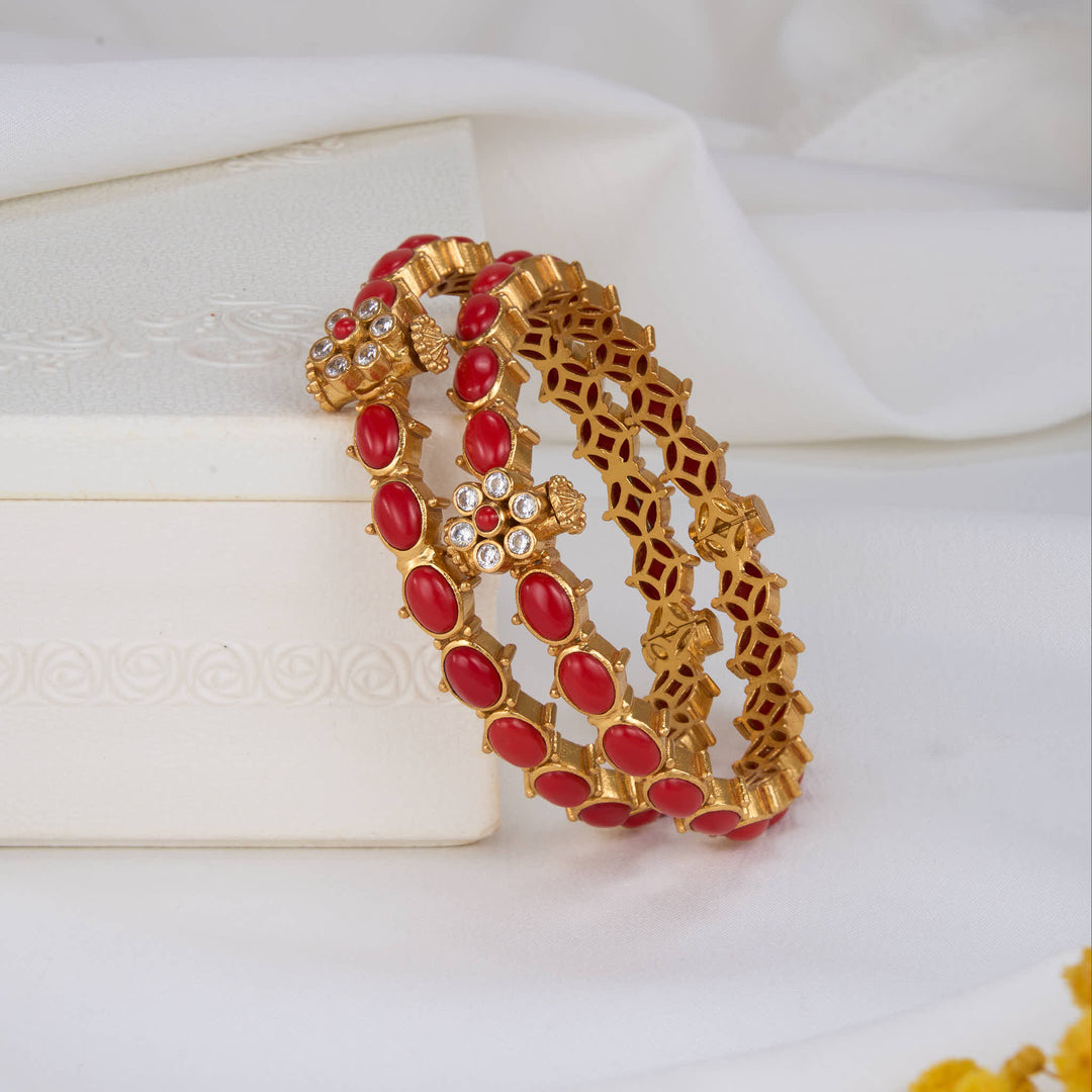Harshikha Stone Pair Bangles