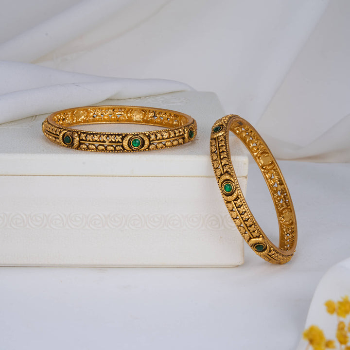 Radiant Nagas Pair Bangles