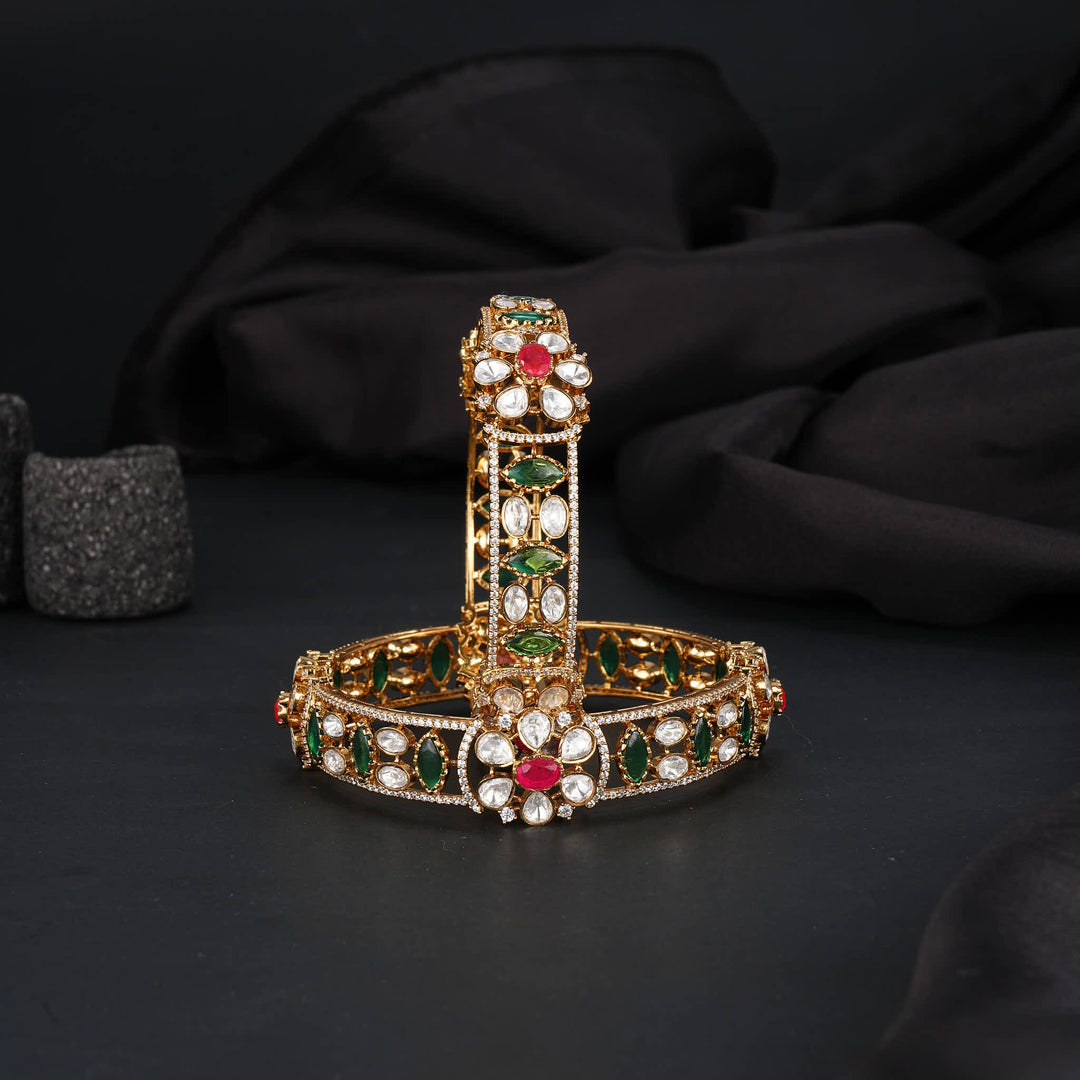 Dazzling Victorian Pair Bangles