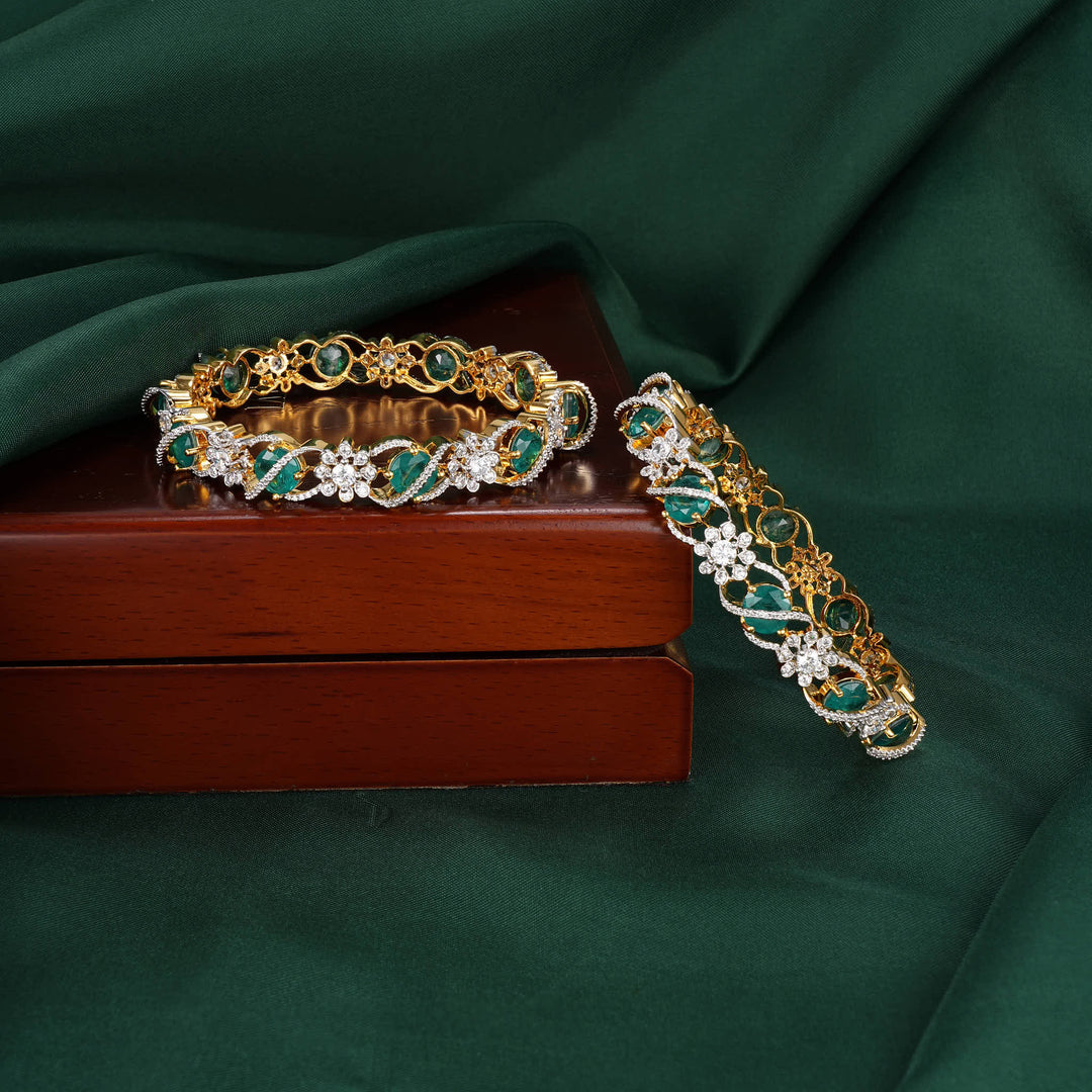 Swift Flower Avikam Pair Bangles