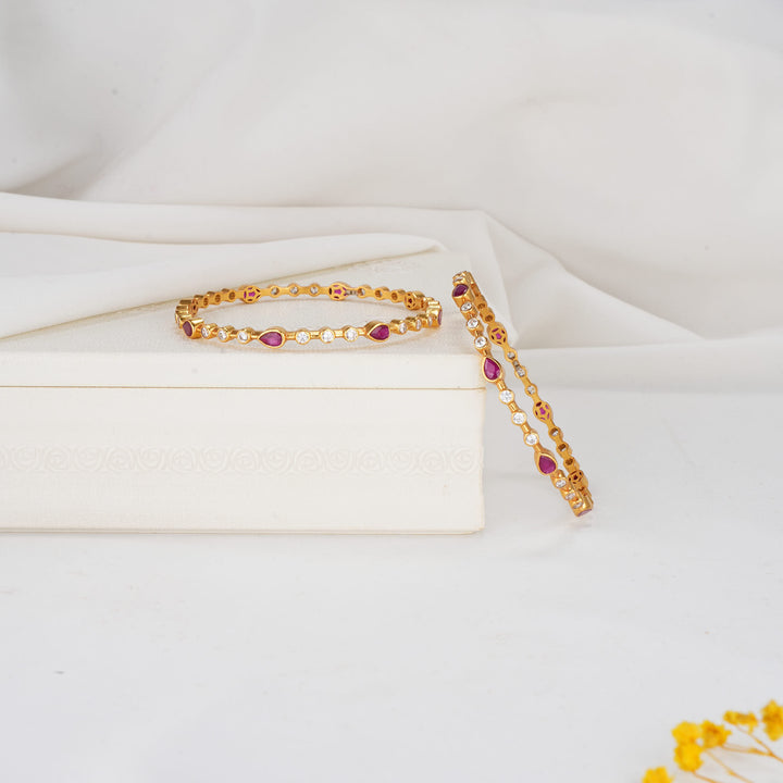 Attractive Stone Pair Bangles
