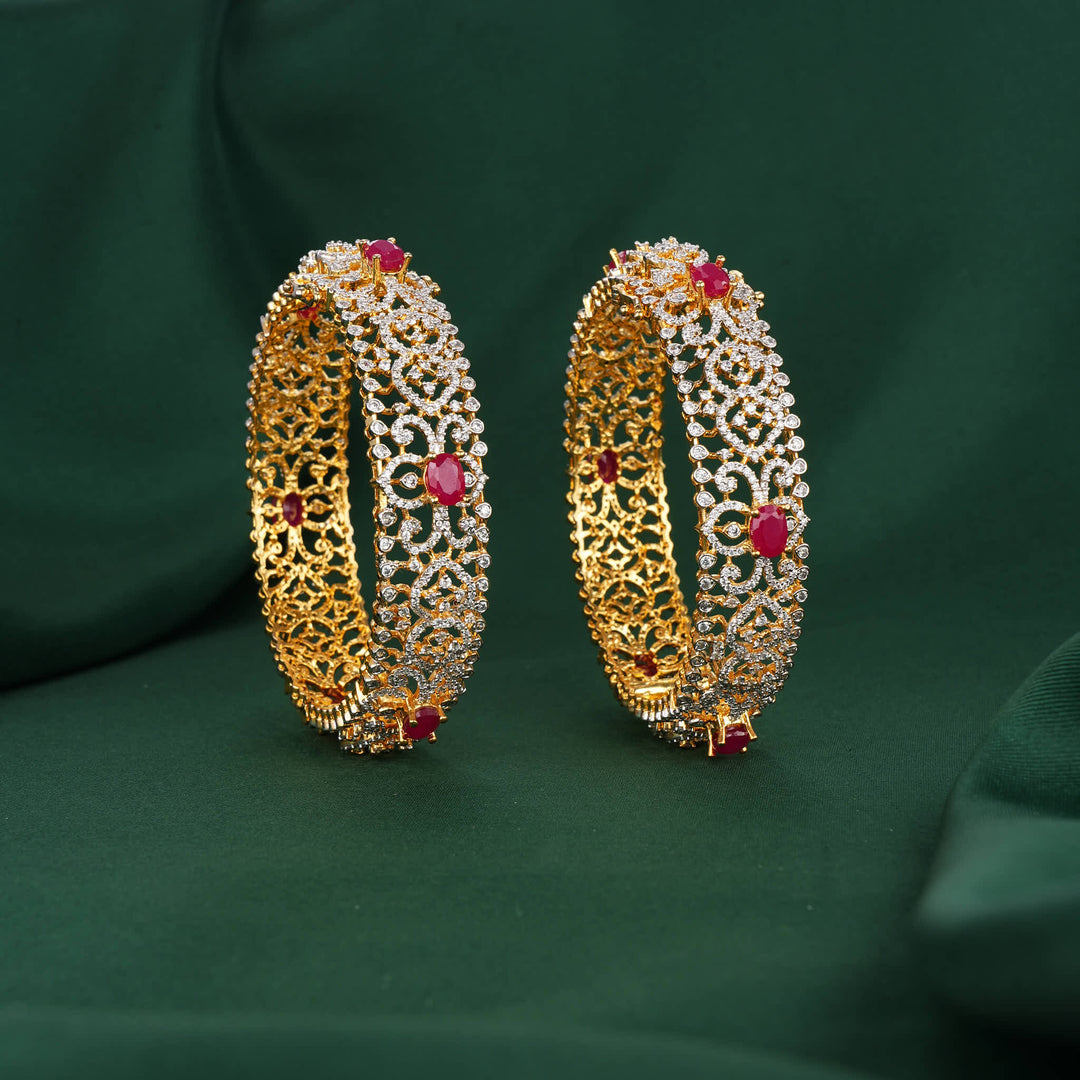 Glowing Avikam Pair Bangles