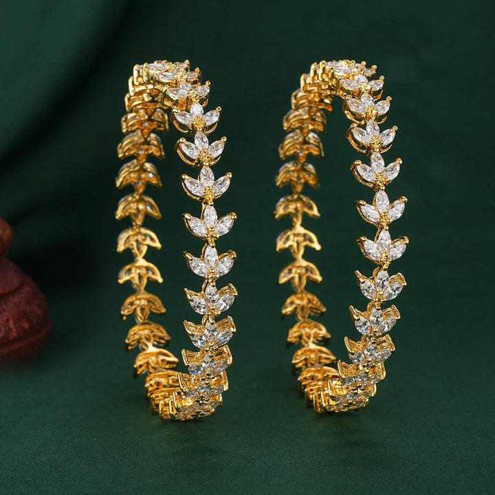 Adorable Diamond Design Pair Bangle
