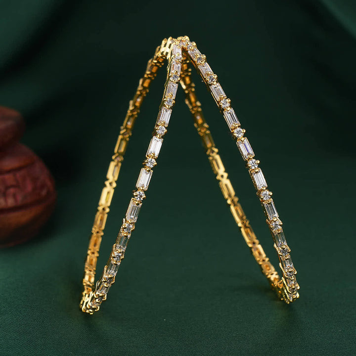 Simple Sparke Diamond Design Bangles