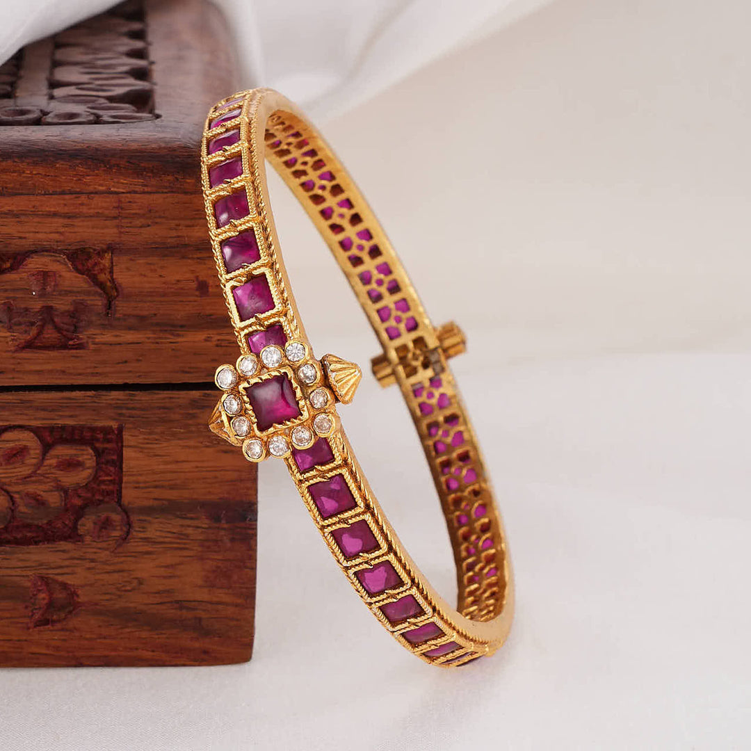 Simply Elegant Stone Bangle