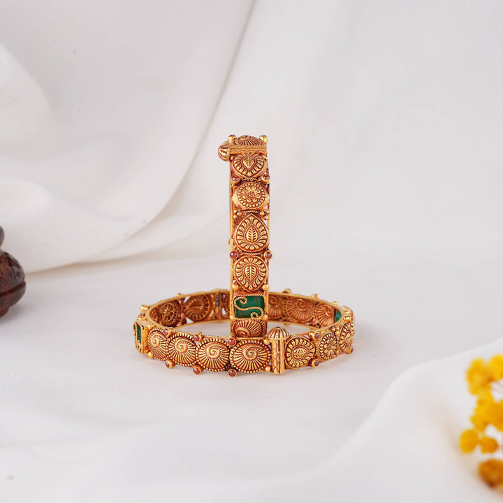 Holds History Nagas Pair Bangles