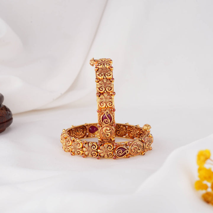 Elegantly Crafted Nagas Pair Bangles