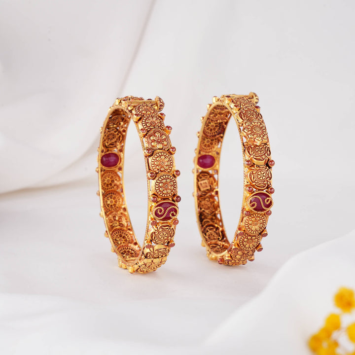 Bright Brilliant Nagas Pair Bangles