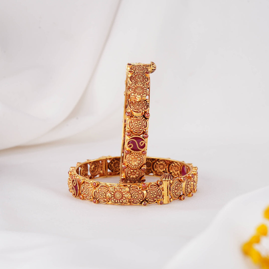 Bright Brilliant Nagas Pair Bangles