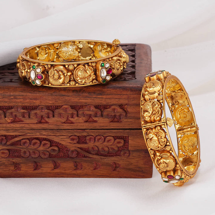Crafted Grace Nagas Pair Bangles