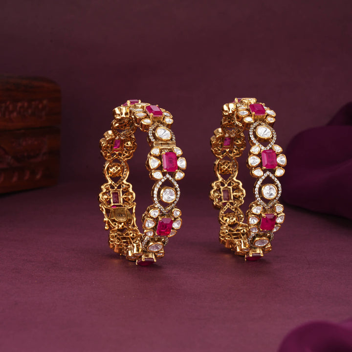 Herishaa Moissanite Pair Bangles