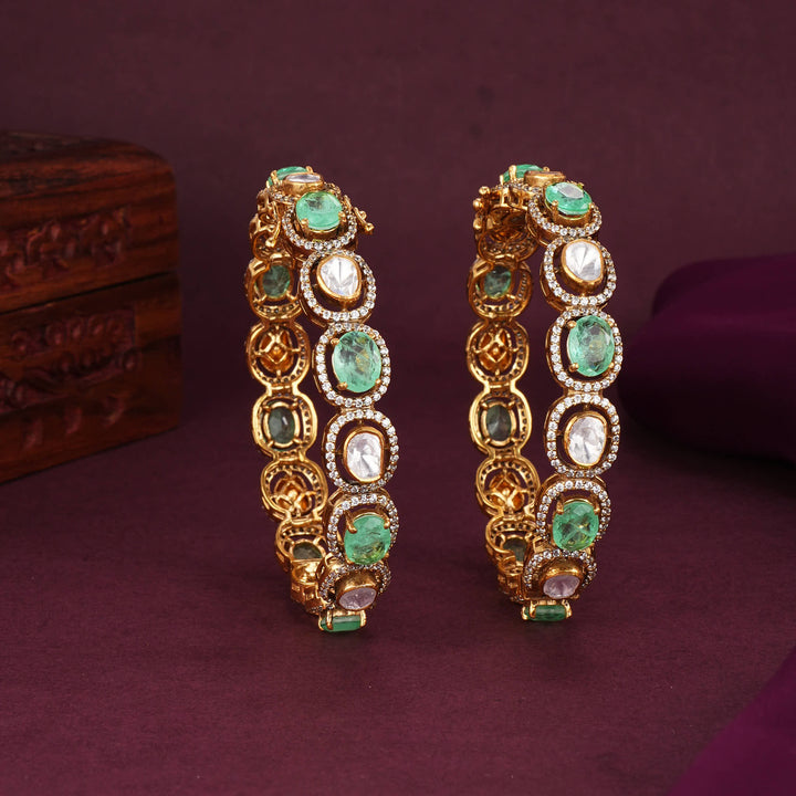Delicate Moissanite Pair Bangles