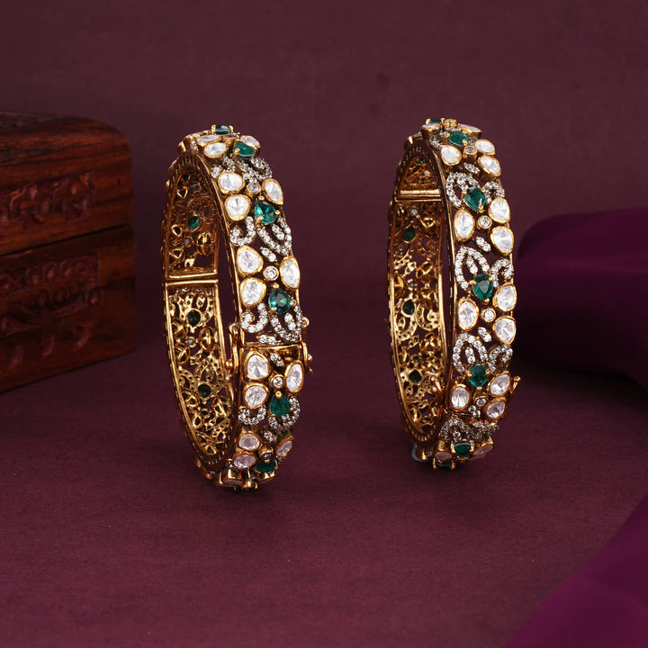Admiring Glow Moissanite Pair Bangles