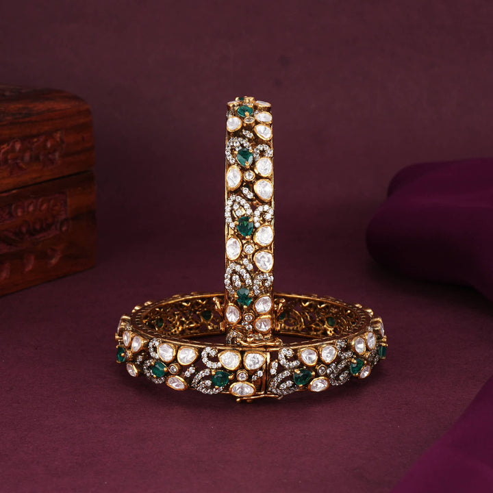Admiring Glow Moissanite Pair Bangles