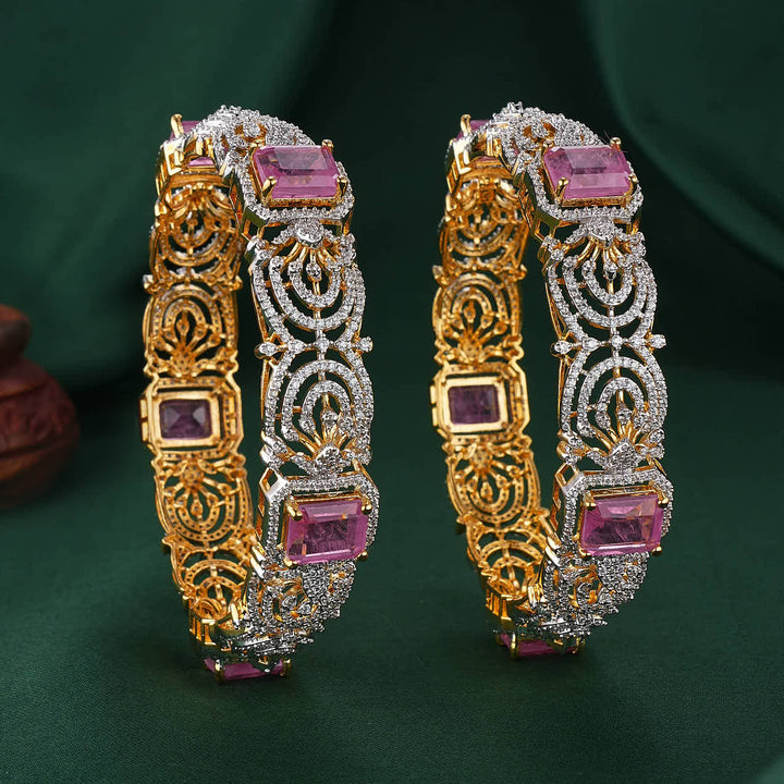 Regal Wear Diamond Design Pair Bangles