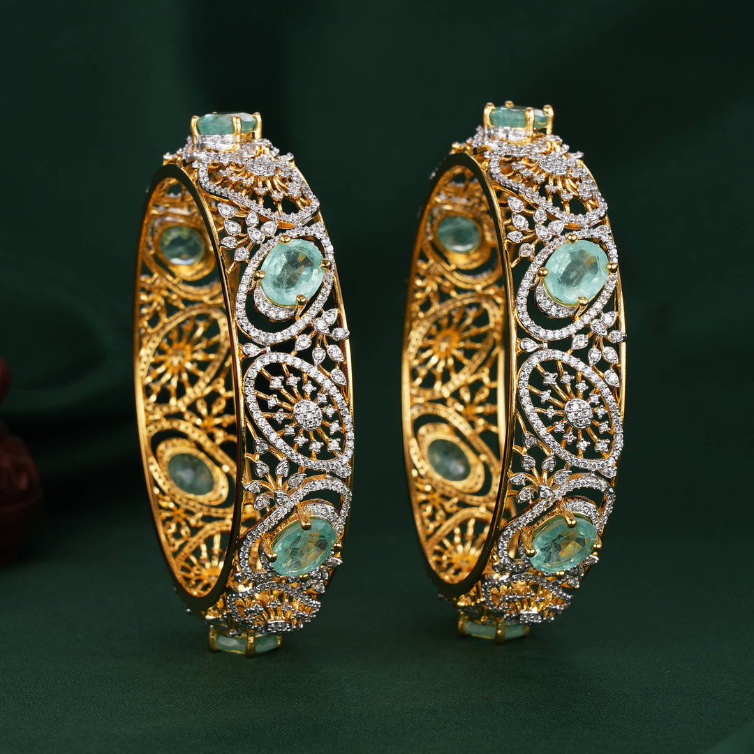 Regal Sparke Diamond Design Pair Bangles