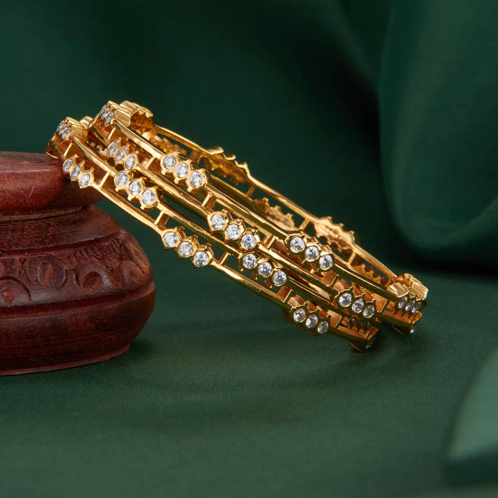 Artisanal Craft Avikam Pair Bangle
