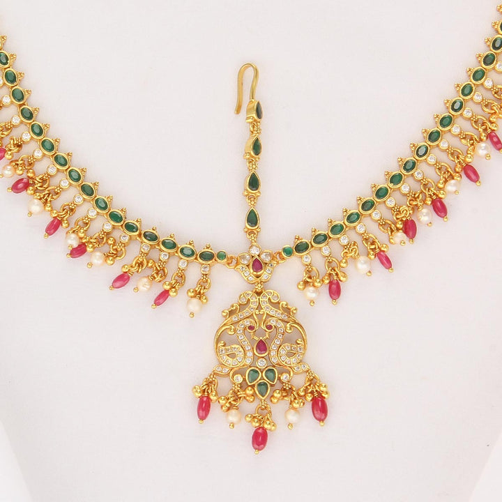 Srisha Stone Maangtikka