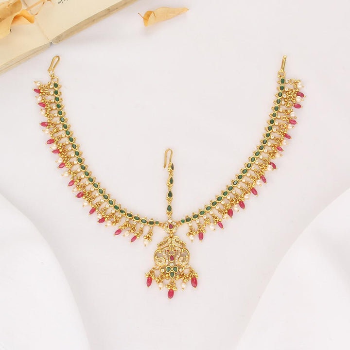 Srisha Stone Maangtikka