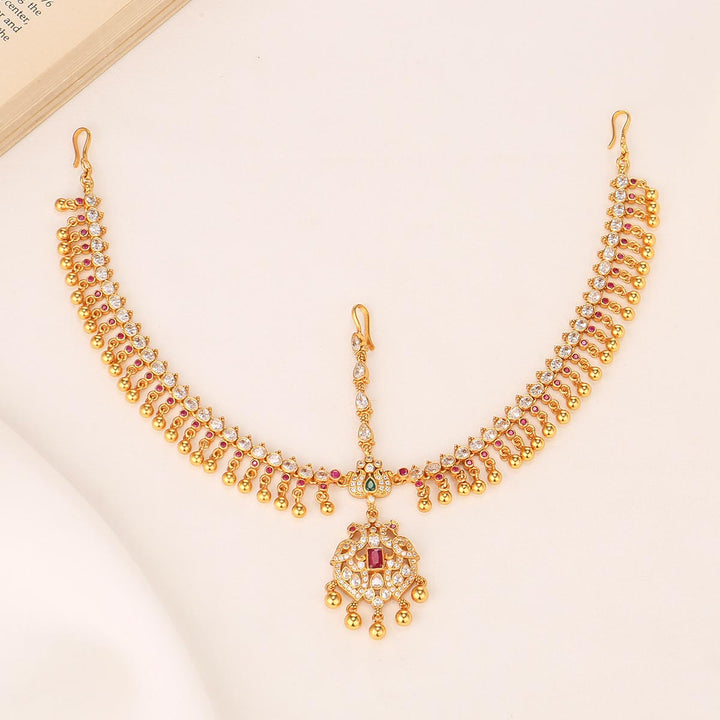 Bridal Look Stone Maangtikka