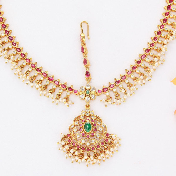 Jashvi Stone Maangtikka