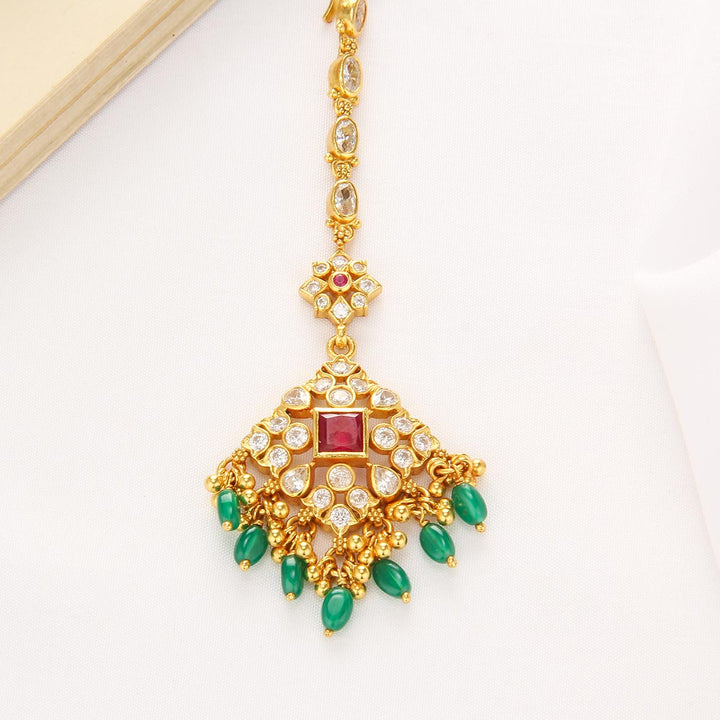 Mrinalini Stone Maangtikka