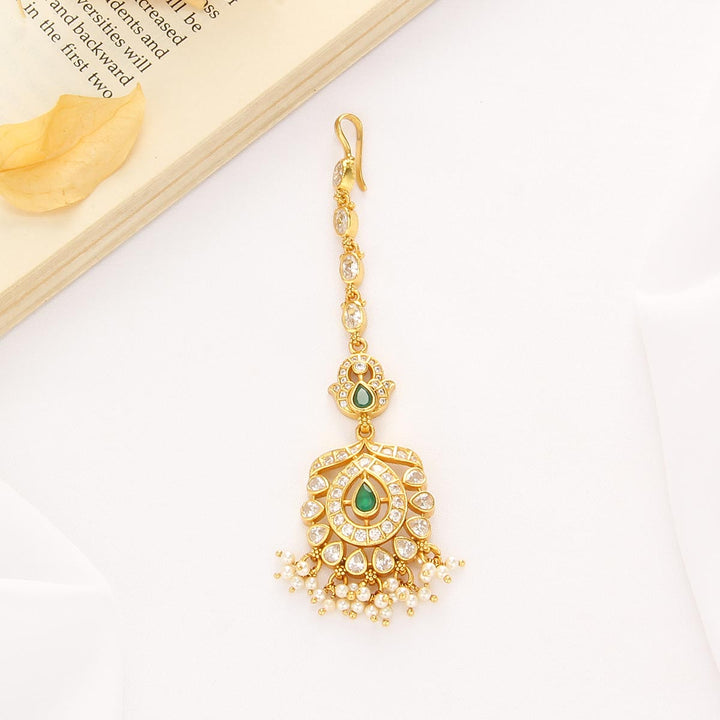 Leelavati Stone Maangtikka