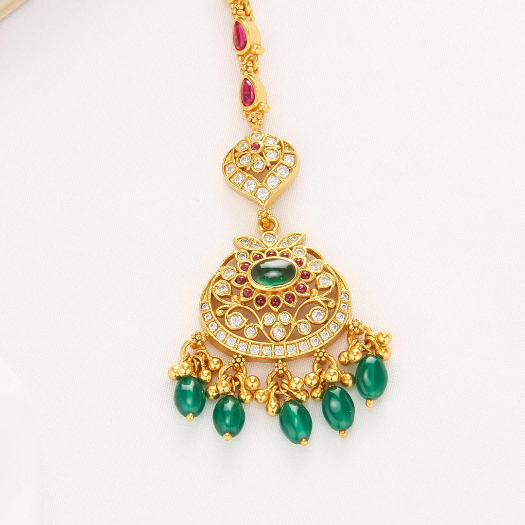 Ziya Stone Maangtikka