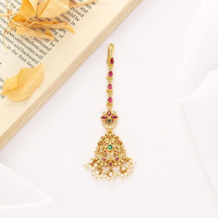 Zivara Stone Maangtikka